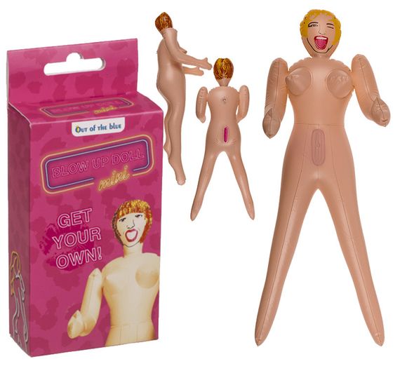 Надувна міні лялька Mini Blow Up Doll Mini Blonde, 66 см Sex Aura