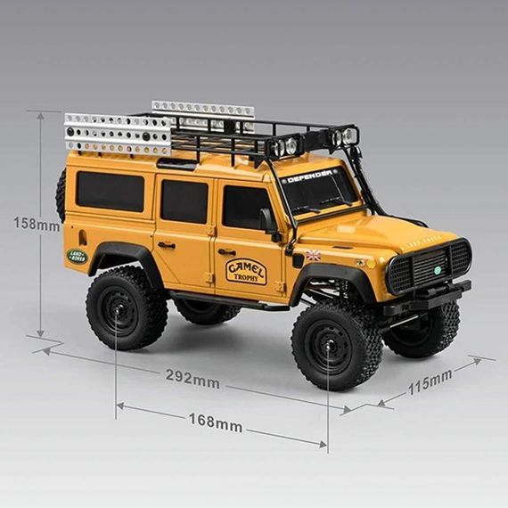 Машинка на радіокеруванні MN111 KIT 1/18 4WD MN Model 111 (Green) | Зображення 4