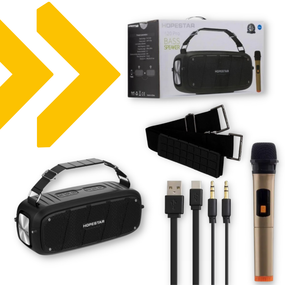 Колонка XPRO-A20 PRO Bluetooth мікрофон вологозахист чорний (MER-15153_2140)