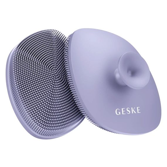 Щетка для лица GESKE Facial Brush 4в1 с держателем white, Фиолетовый | Зображення 5