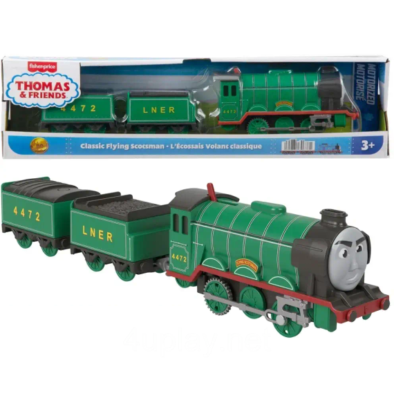 Класичний моторизований поїзд Летючий Шотландець з ювілейної серії до 80-річчя Thomas & Friends Оригінал Fisher-Price