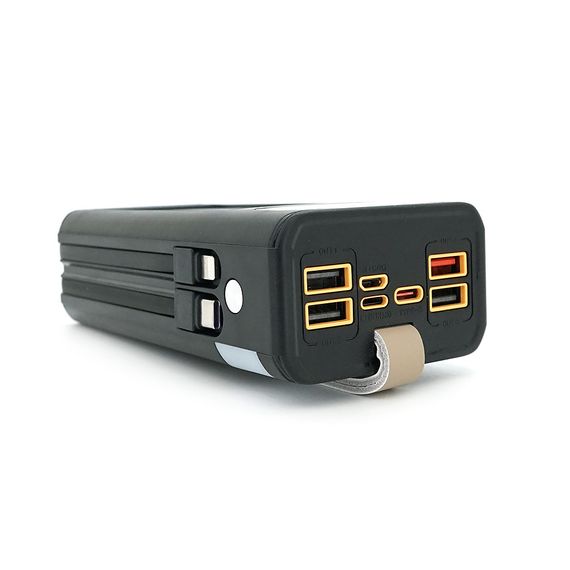 Powerbank 7GO GPW-09 30000mAh, Solar, 22.5W, LCD Display, Выходы: 2xUSB Type-C | Зображення 4