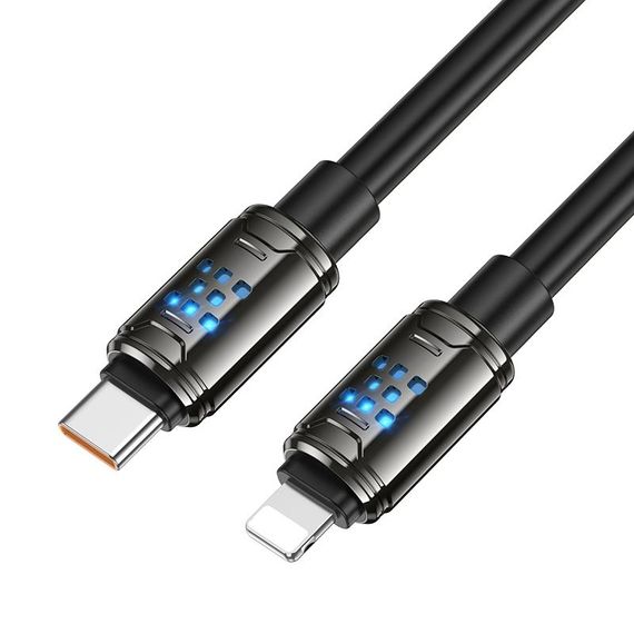 Дата кабель Hoco U143 Joy Type-C to Lightning 27W (1.2m) Black | Зображення 2