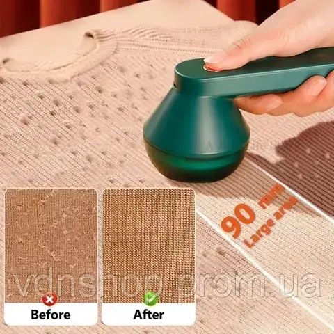 Мощная Беспроводная машинка для удаления катышек Lemex Lint Trimmer с зарядкой от Usb | Зображення 3