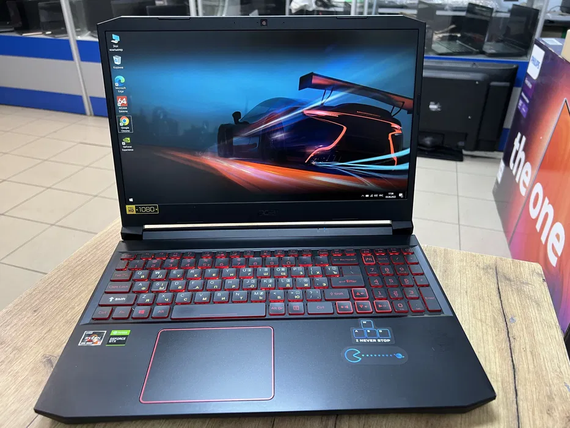 Ноутбук Acer Nitro 5 15.6  FHD IPS ryzen 5 4600H/8Gb/256Gb SSD/Nvidia GTX 1650