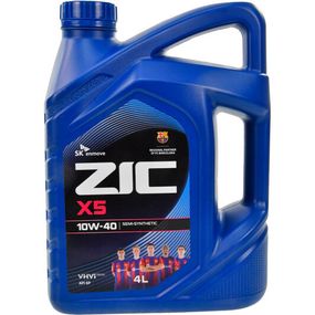 Моторна олива ZIC X5 10W-40 4 л