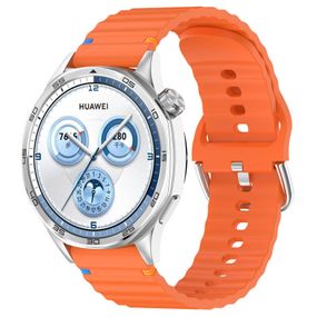 Силіконовий ремінець Wavy для Smart Watch 20mm Orange