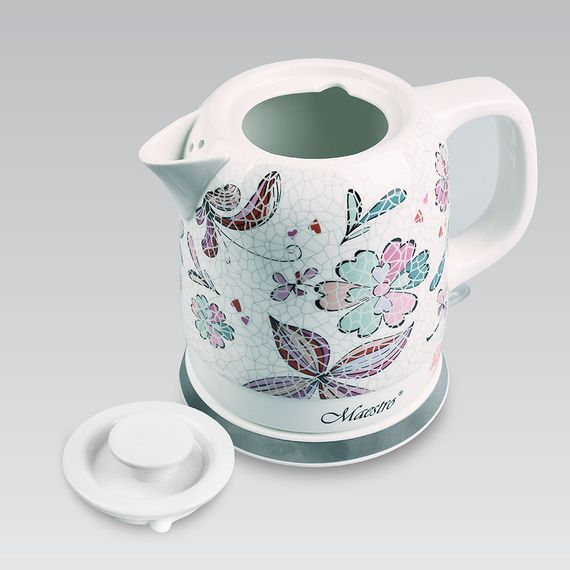 Электрочайник керамический Maestro MR-068-FLOWERS, 1.5 л, 1200 Вт | Зображення 3