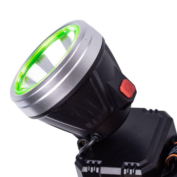 Налобный фонарь аккумуляторный 9х8х7 см 5 В 3 режима работы LED HP-JG-3 | Зображення 4