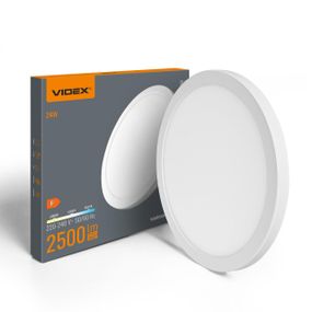 Світлодіодний світильник круглий VIDEX DL6R 24W 3000K-4000K-6500K White