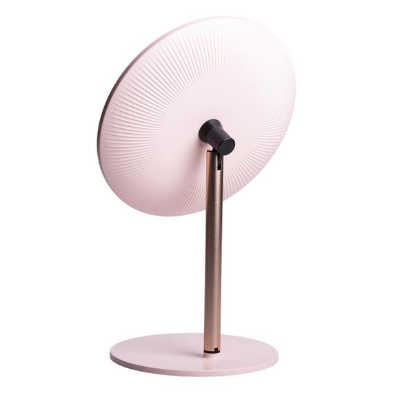 Дзеркало косметичне з підсвічуванням кругле настільне Ø21 см для макіяжу Рожеве HP-10-7AP | Зображення 4