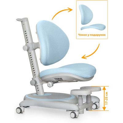 Детское кресло Mealux Ortoback Base Blue (Y-508 KBL Base) | Зображення 2