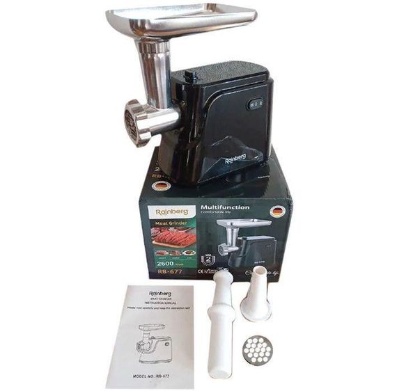 Электрическая мясорубка Rainberg RB-677 2600W | Зображення 2