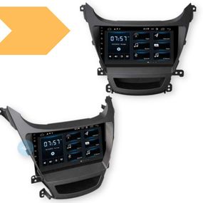 Штатная автомагнитола Hyundai Elantra 2014-2015 (9") Android 10.1 (4/32) серая (MER-14102_5461)