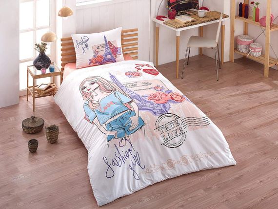 Комплект постільної білизни  Kristal Young 160×220 см Fashion