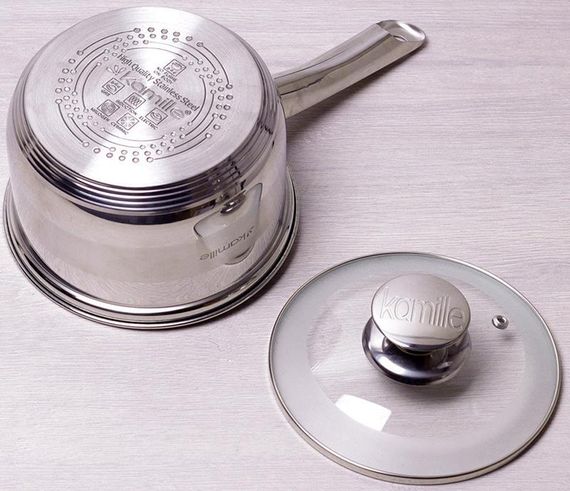 Ківш Kamille Springfield 2.1л зі скляною кришкою | Зображення 2