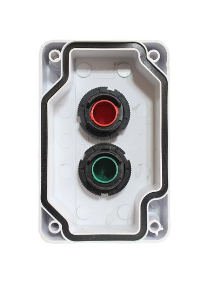 Пост кнопковий ХВ2-В241 Н29 "ПУСК-СТОП" 1NO+1NC зелена червона "-" Ny95505554 | Зображення 1