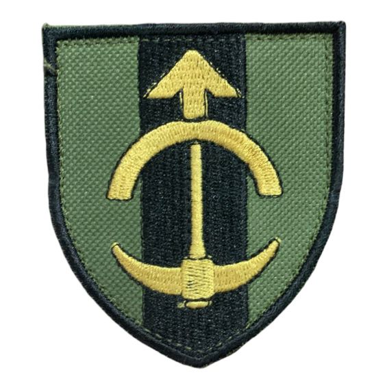 Шевроны  "47 ОМБр " с вышивкой хаки