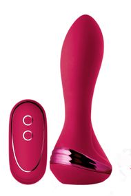 Надувний анальний затор із вібрацією Dream Toys SPARKLING INFLATABLE ISABELLA