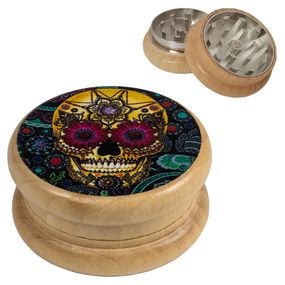 Гриндер Деревянный "Skull Collection V2"
