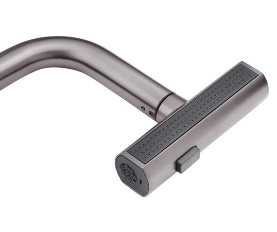 Змішувач для кухні з висувним виливом Kroner KRP Edelstahl Klassisch - PVD03918 (CV032499) | Зображення 4