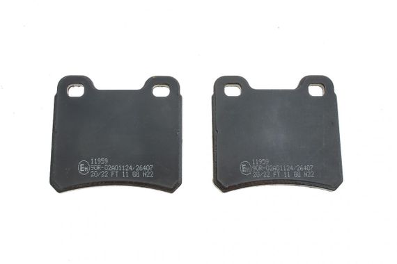 Колодки гальмівні задні Opel Astra F 91-01 Kadett E 86-91 Vectra A 88-95 22-0141-0 | Зображення 3