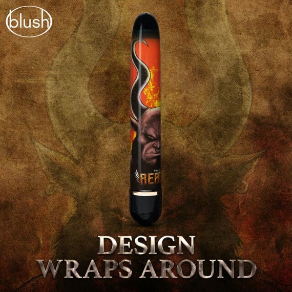 Вібратор Дамський пальчик Blush The Realm Minotaur чорно-помаранчевий sexstyle | Зображення 3