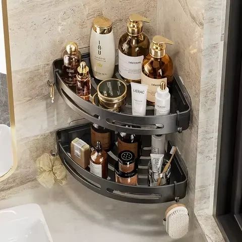 Угловые полочки для ванной комнаты  Storage Shelf