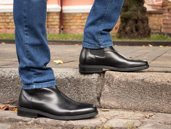 Чоловічі челсі з хутром 44 45 розмір