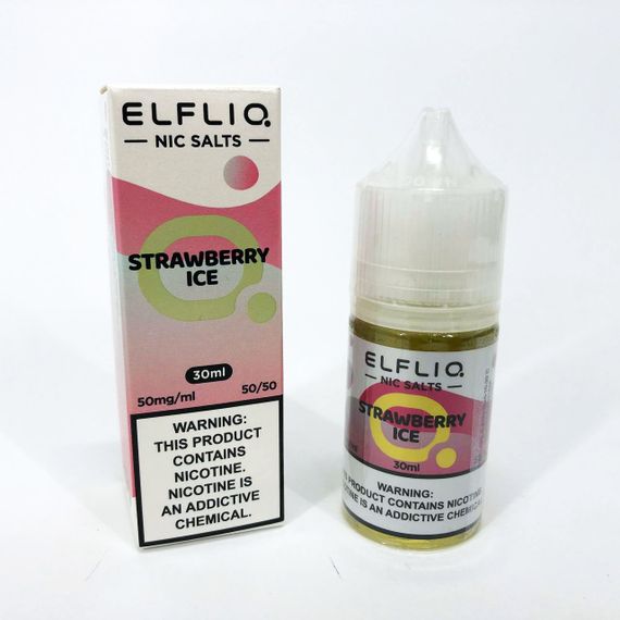 Рідина ELFLIQ 30мл 5%. Полуниця (Strawberry Ice) | Зображення 4