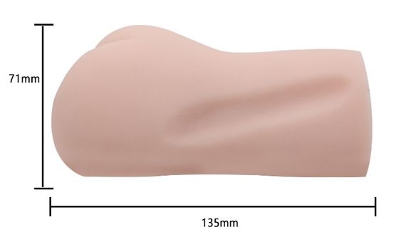 Мастурбатор-анус Crazy Bull - Realistic 3D Life-Like ASS Water lubricant, BM-009194K Sex Aura | Зображення 7