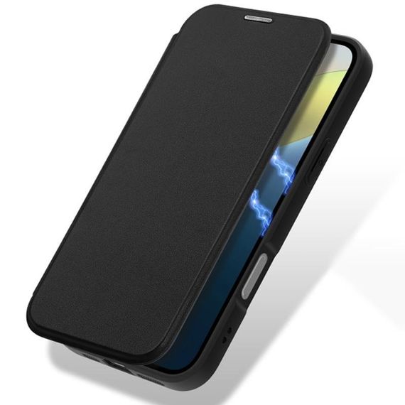 Чохол-книжка Dux Ducis Skin X Pro with MagSafe для Apple iPhone 16 (6.1") Black | Зображення 1
