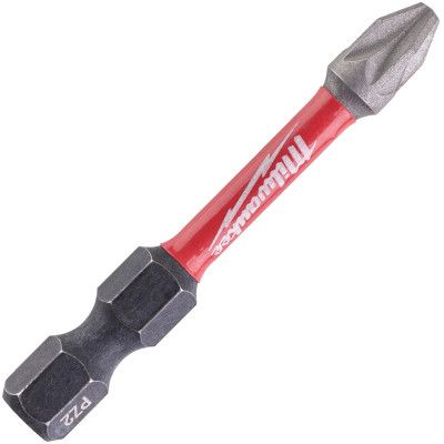 Набор бит Milwaukee SHOCKWAVE, PZ2, 50мм, 10шт (4932430866)