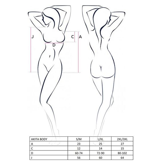 Боді з високим вирізом стегна AKITA BODY red - Passion Exclusive, L/XL | Зображення 6
