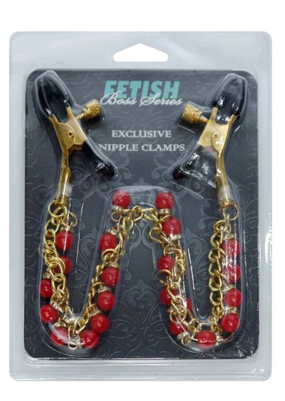 Затискачі для сосків Fetish Boss Series - №15 Exclusive Nipple Clamps, BS6100045 Sex Aura | Зображення 5