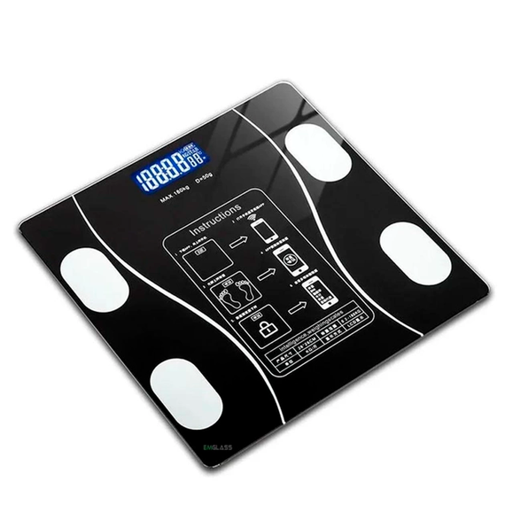 Умные смарт весы напольные 17А с приложением Bluetooth, до 180 кг (0,05 кг) | Зображення 2