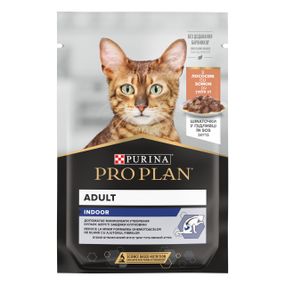 Вологий корм для котів з лососем Purina Pro Plan Indoor 85 гр