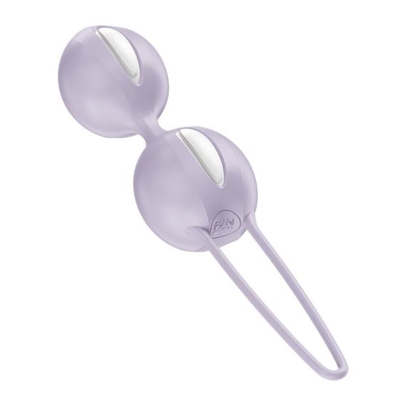 Вагинальные шарики Fun Factory SMARTBALLS DUO Purple, 2 шт, диаметр 3,2 и 3,6 см, Фиолетовый | Зображення 2