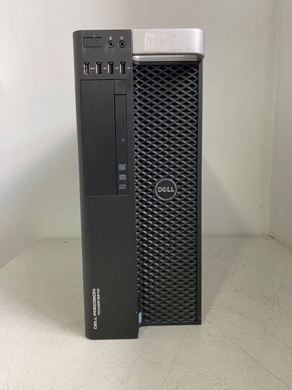 Робоча станція Dell Precision T5810 Tower / Intel Xeon E5-2683 v3 (14 (28) ядер по 2.0 - 3.0 GHz) / 32 GB DDR4 / 256 GB SSD / nVidia Quadro M2000, 4 GB GDDR5, 128-bit / DVD-ROM б/в + Подарунок Зубна щітка Colgate Connect M1 + Повербанк Power Truck | Зображення 2