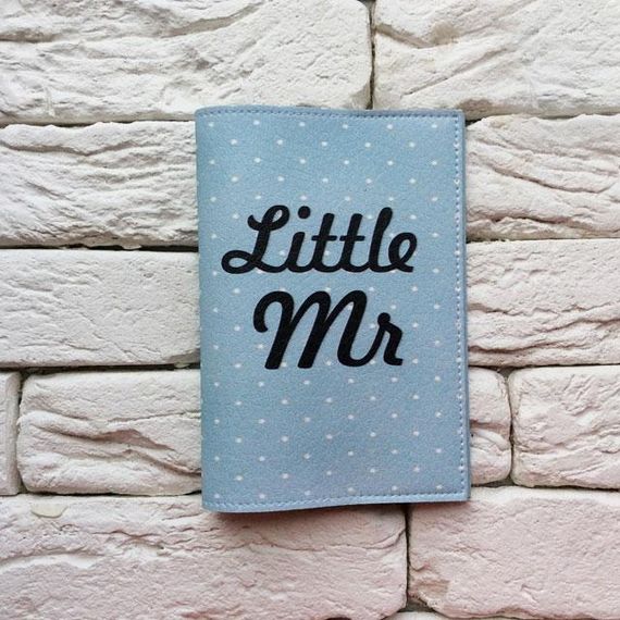 Обкладинка для паспорта Little Mr (блакитний) | Зображення 1
