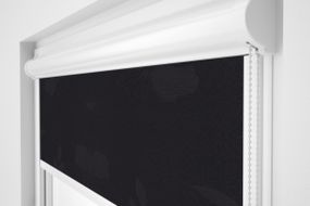 Рулонная штора Rolets Цветы 2-1656-625 62.5x170 см закрытого типа Черная