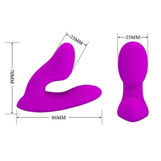Массажер простаты - Pretty Love Melvin Anal Vibrator Massager Purple sexstyle | Зображення 2