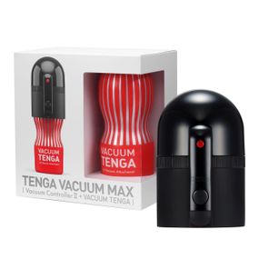 Вакуумная насадка Tenga VACUUM MAX + мастурбатор Tenga Vacuum Cup, 5 режимов работы Sex Aura