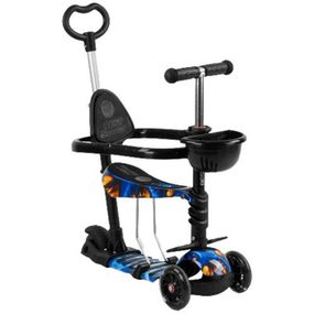 Уценка. Самокат с ручкой 5в1 "Best Scooter", разноцветный - нет креплений для защиты бампера