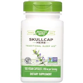 Комплекс для сна Nature's Way Scullcap Herb 425 mg 100 Veg Caps NWY-16900