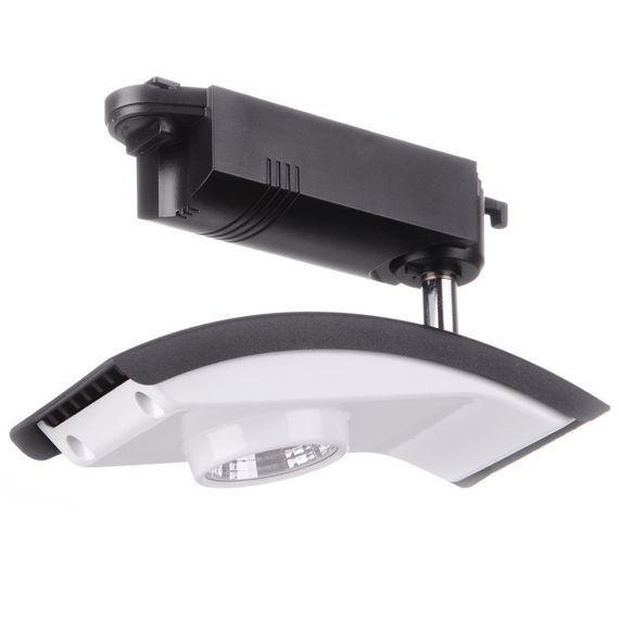 Светильник трековый поворотный LED 403/20W CW COB WH/BK