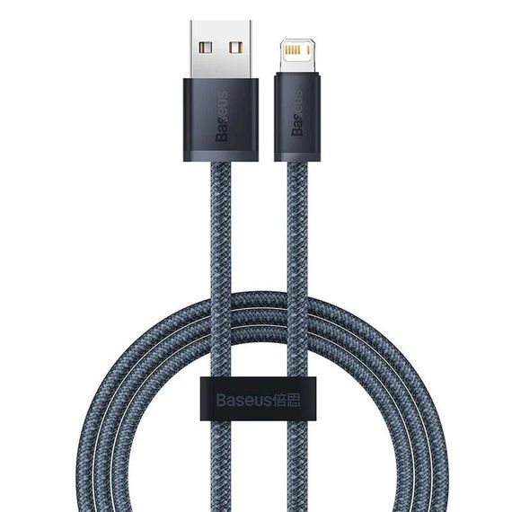 Дата кабель Baseus Dynamic Series USB to Lightning 2.4A (2m) (CALD00050) Slate Gray
