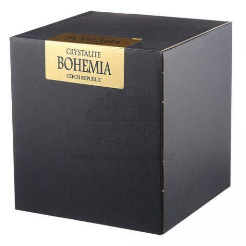 Цукорниця скляна Bohemia Perseus 59001/99004/150 з кришкою, баночка для цукру | Зображення 1