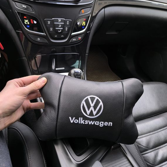 Автомобільна подушка для шиї Volkswagen 1шт, Подушка для салону авто, Подушки на підголовник AB-810 в машину | Зображення 2