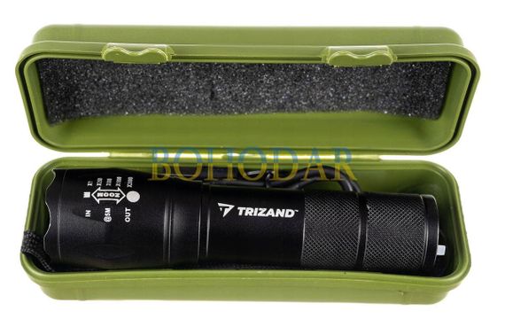 Фонарик (фонарь) ручной TRIZAND L18368 + POWERBANK CREE T6 Micro-USB 5100 mAh Польша! | Зображення 7